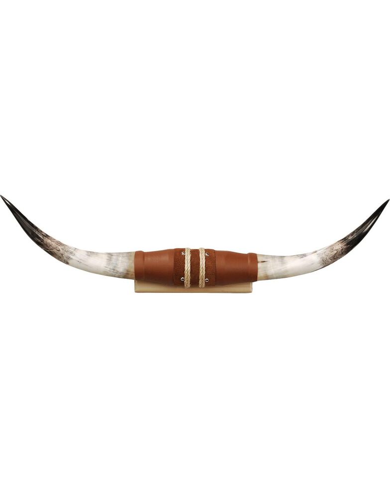 Shawnee trading Post Authentic Medium Steer Horns, Tan, hi-res