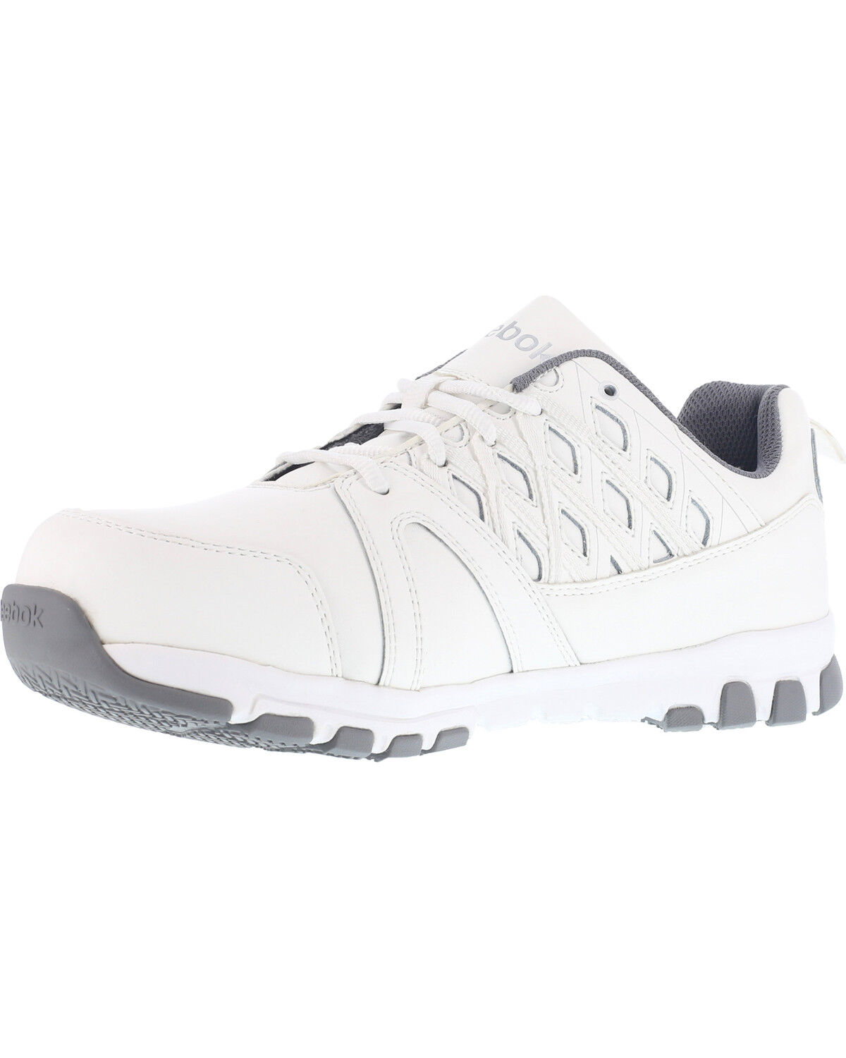 Image #2 - Reebok Women's Athletic Oxford Shoes - Steel Toe, White, hi-res