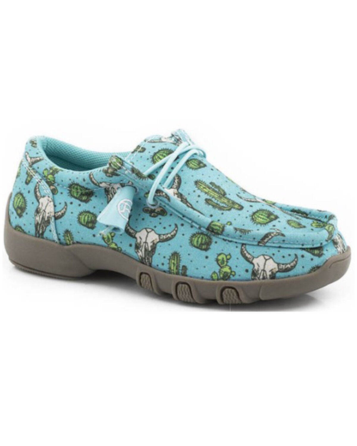 Roper Little Boys' Chillin Slip-On Casual Shoes - Moc Toe, Blue, hi-res