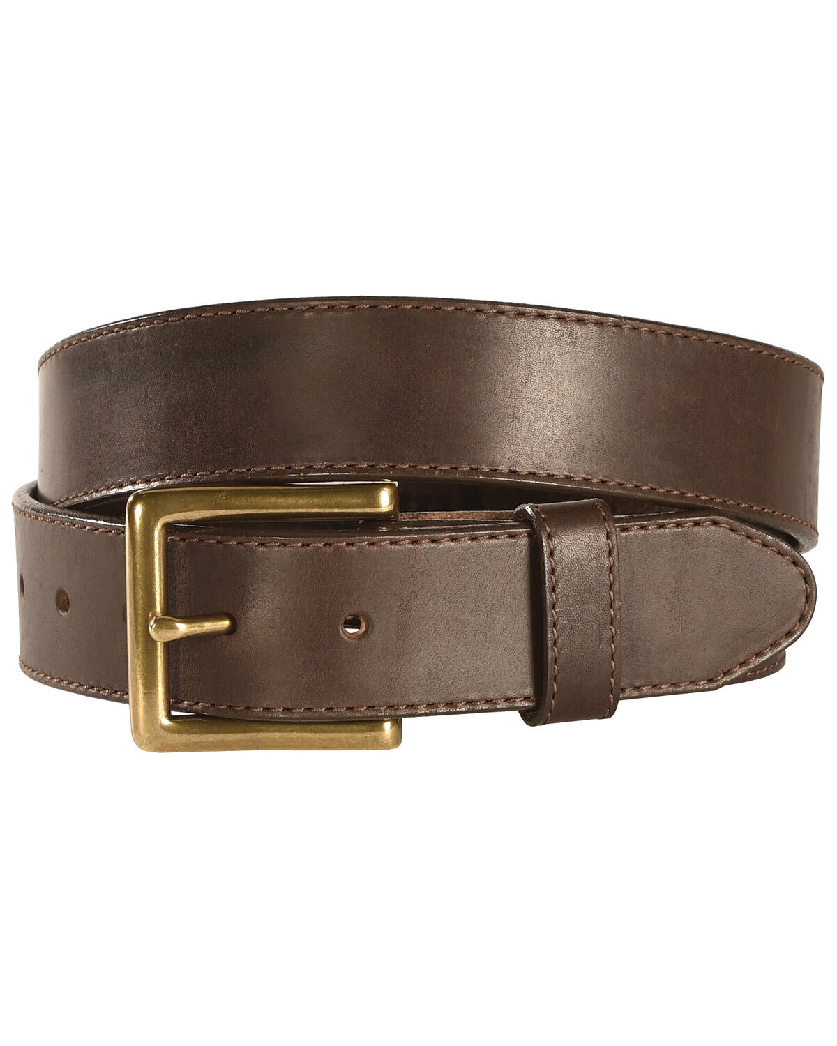 Image #1 - Chippewa Men's Sycamore Leather Belt, Brown, hi-res