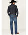 Image #3 - Wrangler Retro Men's Blaze Medium Wash Slim Bootcut Stretch Denim Jeans , Medium Wash, hi-res