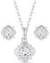 Montana Silversmiths Women's Making Memories Crystal Jewelry Set , Silver, hi-res