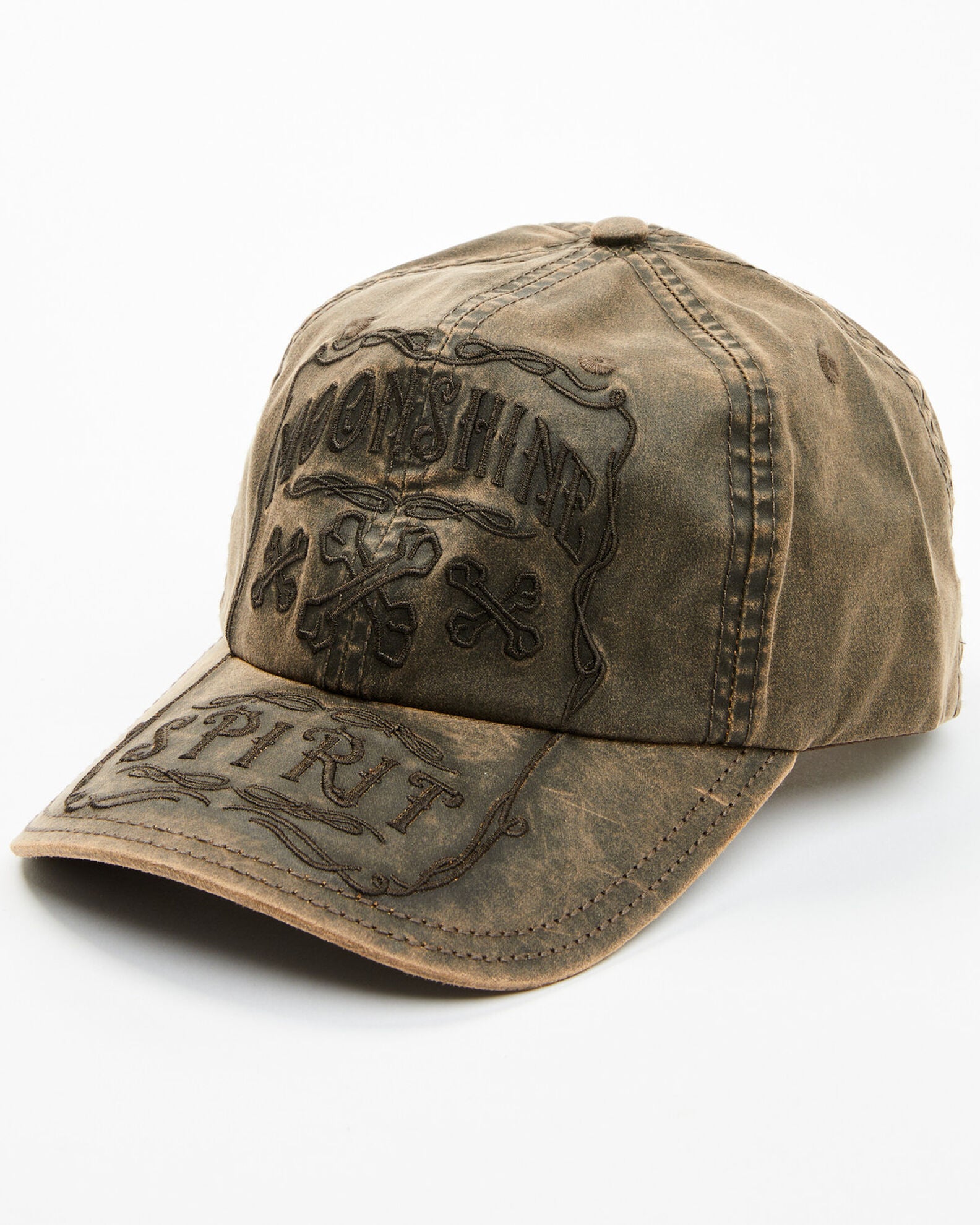 Product Name Moonshine Spirit Men's Waylon Oil Cloth Baseball Cap