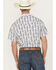 Image #4 - Rodeo Clothing Men's Southwestern Print Short Sleeve Snap Western Shirt, White, hi-res