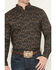 Image #3 - Cody James Men's Cumberland Paisley Print Long Sleeve Button-Down Stretch Western Shirt, Black, hi-res