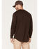 Image #4 - Hawx Men's Logo Graphic Work T-Shirt, Brown, hi-res
