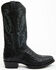 Image #2 - El Dorado Men's Exotic Caiman Western Boots - Round Toe, Black, hi-res