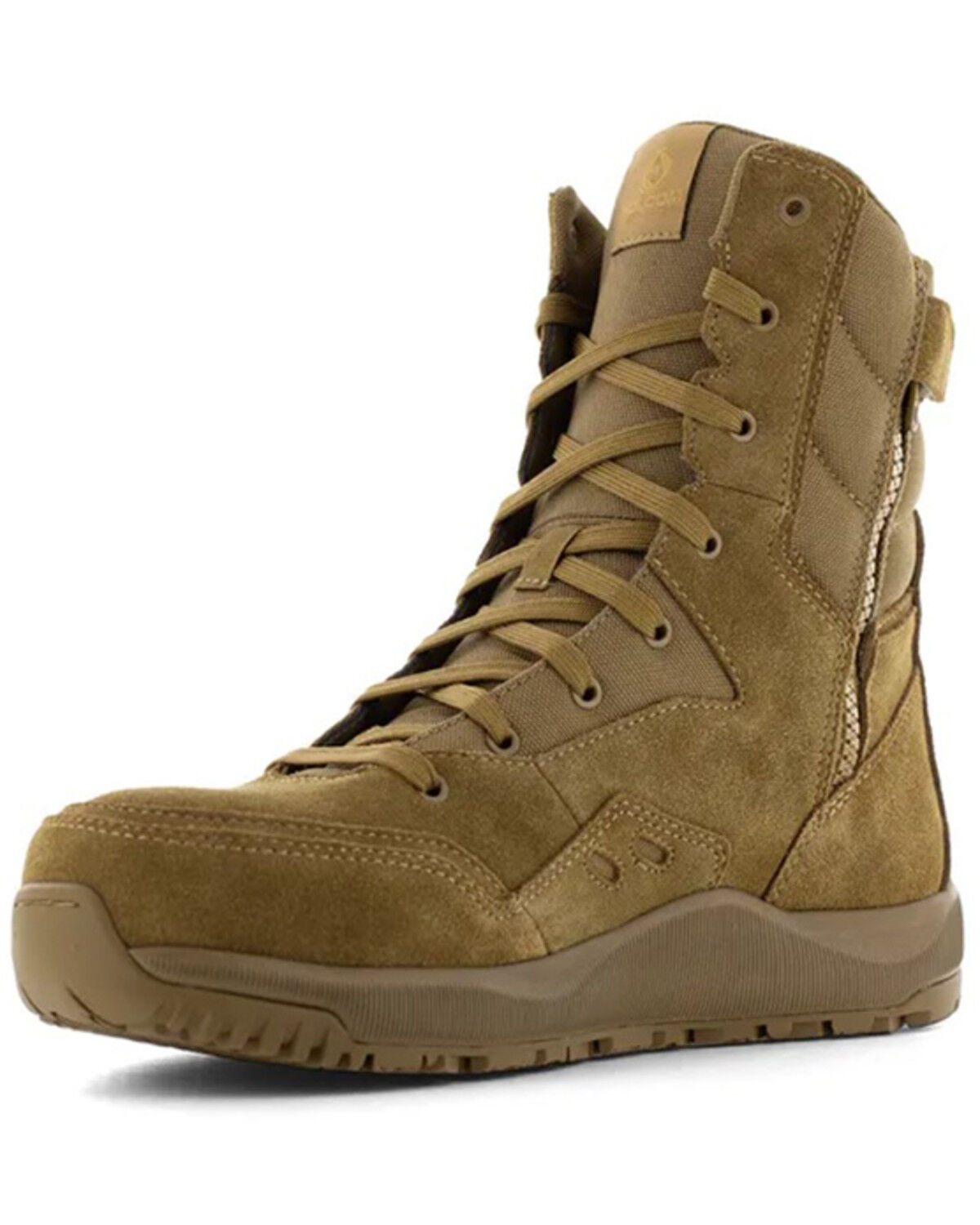 Image #3 - Volcom Men's 8" Tactical Side-Zip Work Boots - Composite Toe, Coyote, hi-res