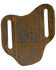 Image #1 - Red Dirt Hat Co. Oiled Side Draw Pancake Knife Sheath, Brown, hi-res