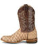 Image #3 - Justin Men's Ocean View Exotic Pirarucu Western Boots - Broad Square Toe, Brown, hi-res