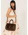 Vintage Boho Bags Women's Icon Shoulder Crossbody Bag, Brown, hi-res