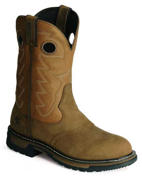 Image #1 - Rocky Branson Waterproof Work Boots, Aztec, hi-res