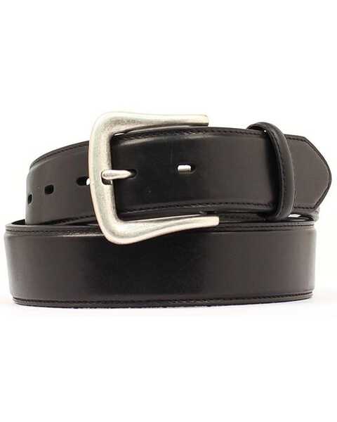 Nocona Belt Co. Men's Basic Leather Belt, Black, hi-res