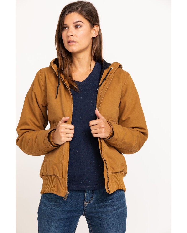 Carhartt Women's Sandstone Quilted-Flannel Active Jacket | Sheplers