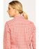 Image #5 - Ariat Women's Boot Barn Exclusive FR Talitha Plaid Long Sleeve Work Shirt, Red, hi-res