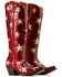 Image #2 - Ariat Women's Casanova Star Tall Western Boots - Snip Toe, Cherry, hi-res