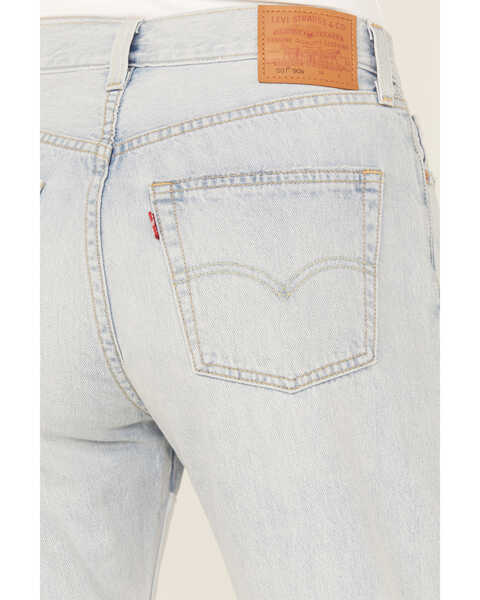 Image #4 - Levi's Premium Women's Light Wash 501 90's Freehand Folk Cropped Jeans, Light Wash, hi-res