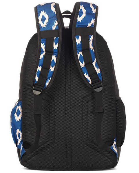 Image #2 - Ariat Southwestern Adjustable Strap Backpack , Blue, hi-res