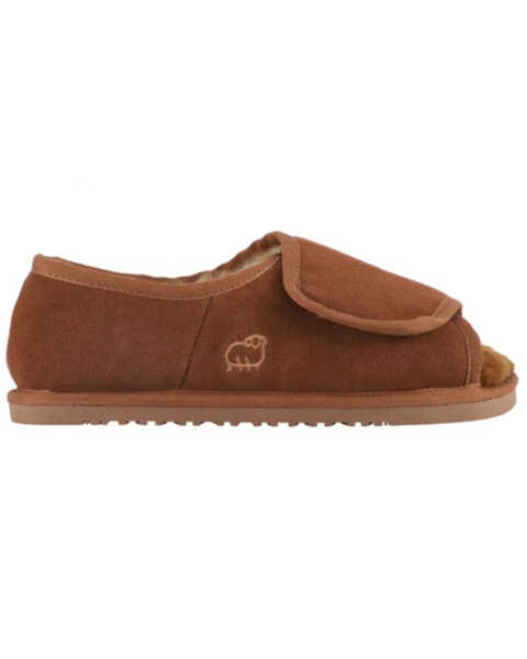 Image #2 - Lamo Footwear Men's Apma Open Toe Wrap Slippers , Chestnut, hi-res