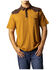 Image #1 - Kimes Ranch Men's G-2 Colorblock Short Sleeve Snap Polo Shirt, Brown, hi-res