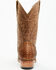 Image #5 - Cody James Men's Exotic Python Western Boots - Round Toe, Brown, hi-res