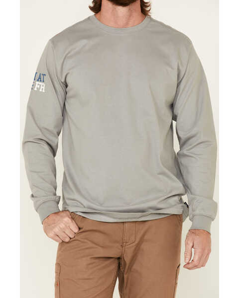Image #3 - Ariat Men's FR Americana Graphic Crew Long Sleeve Work Shirt , , hi-res