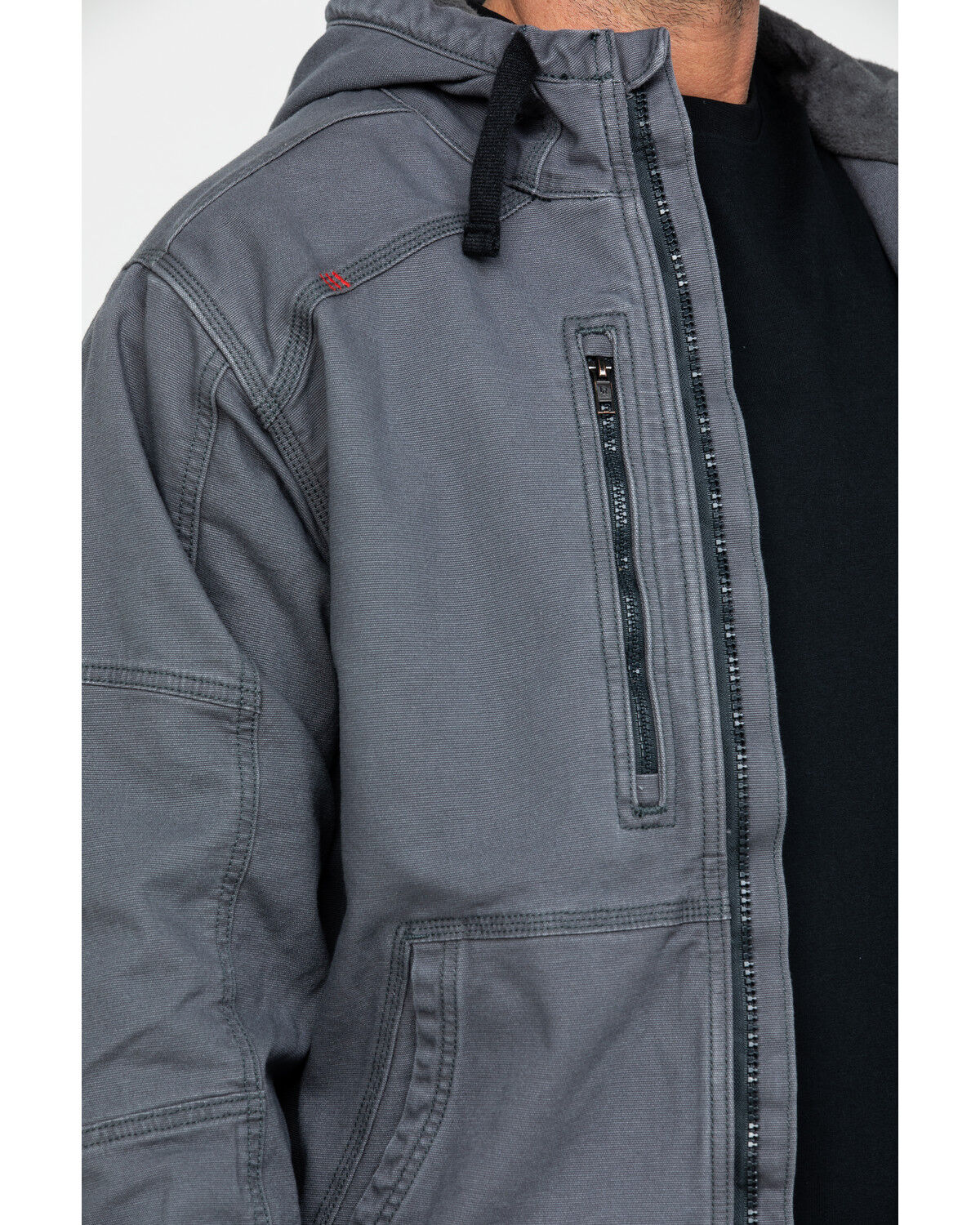 Image #5 - Ariat Men's FR Duralight Stretch Canvas Work Jacket - Tall, , hi-res