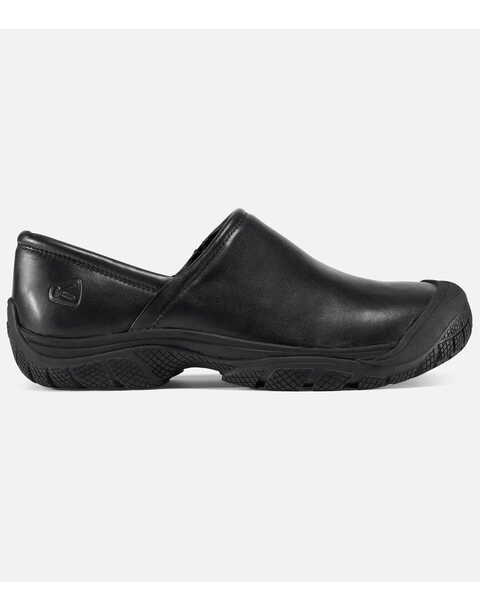 Image #2 - Keen Men's PTC Slip-On Work Shoes - Round Toe, Black, hi-res