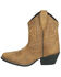 Image #3 - Smoky Mountain Women's Daisy Distressed Western Boots - Medium Toe , Brown, hi-res