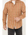 Image #3 - Resistol Men's Welby Plaid Button Down Western Shirt, Lt Brown, hi-res