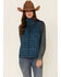 Image #1 - Cinch Women's Southwestern Print Bonded Concealed Carry Zip-Front Vest , , hi-res