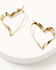 Image #1 - Ink + Alloy Women's Hope Ribbon Heart Earrings, Multi, hi-res