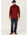 Image #2 - Cody James Men's FR Knit 1/4 Zip-Front Work Pullover , Dark Red, hi-res