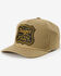 Image #1 - Seager Men's Badge Ball Cap, Tan, hi-res