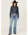 Image #1 - Ariat Women's R.E.A.L. Medium Wash Alice Slim Trouser Denim Jeans, Medium Wash, hi-res