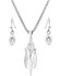 Image #2 - Montana Silversmiths Women's Catching Light Jewelry Set - 2 Piece, Silver, hi-res