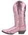 Image #3 - Laredo Women's Dream Girl Western Boots - Snip Toe, Pink, hi-res
