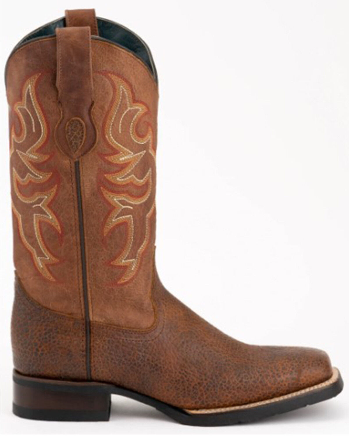 Image #2 - Ferrini Men's Toro Western Performance Boots - Square Toe, Brandy Brown, hi-res