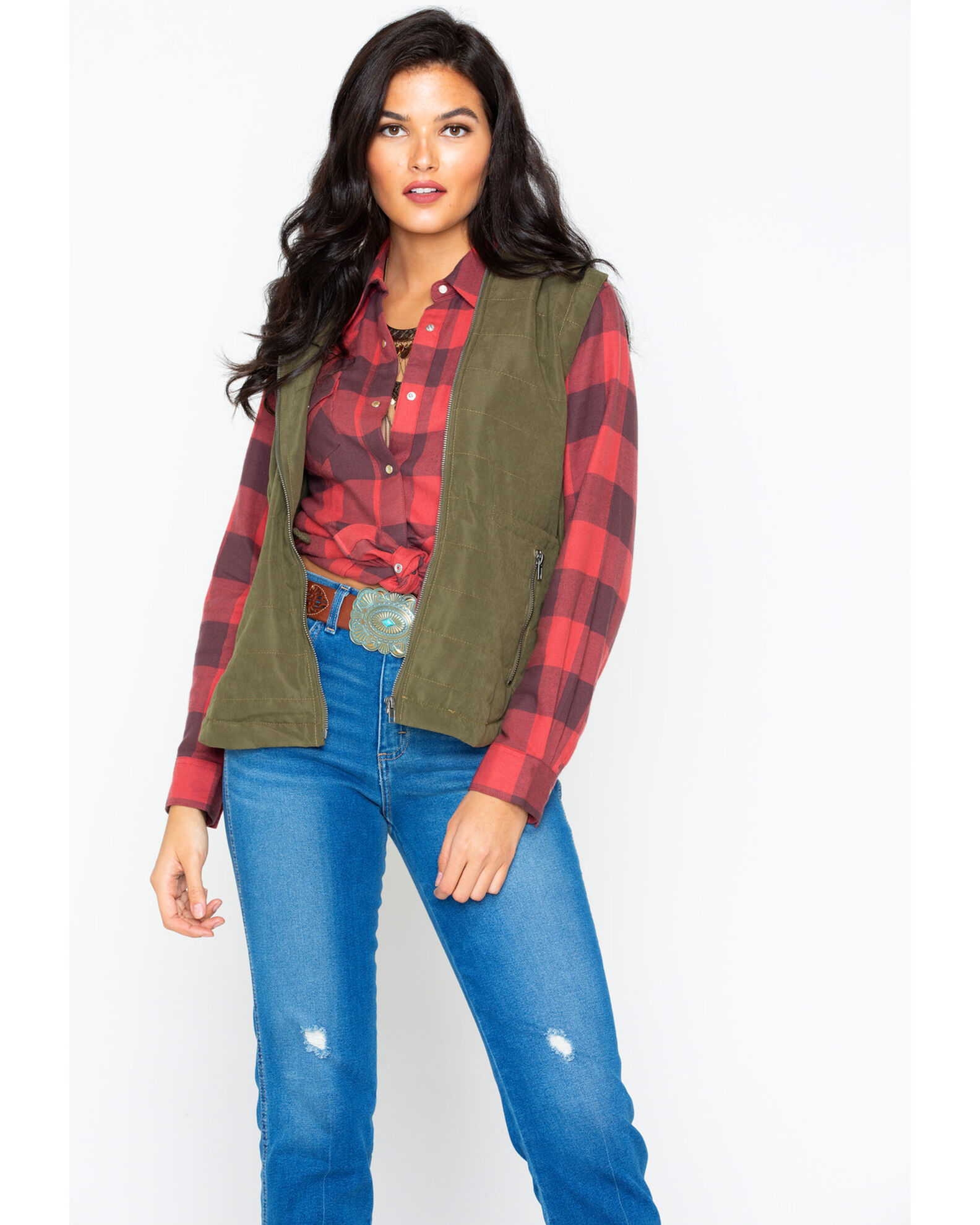 Jack By BB Dakota Women s Hey Ya Hooded Vest Sheplers