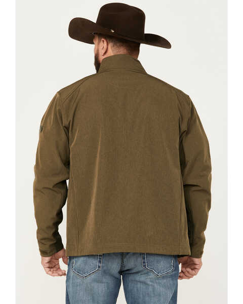 Image #4 - Justin Men's Stillwater Softshell Jacket, Olive, hi-res
