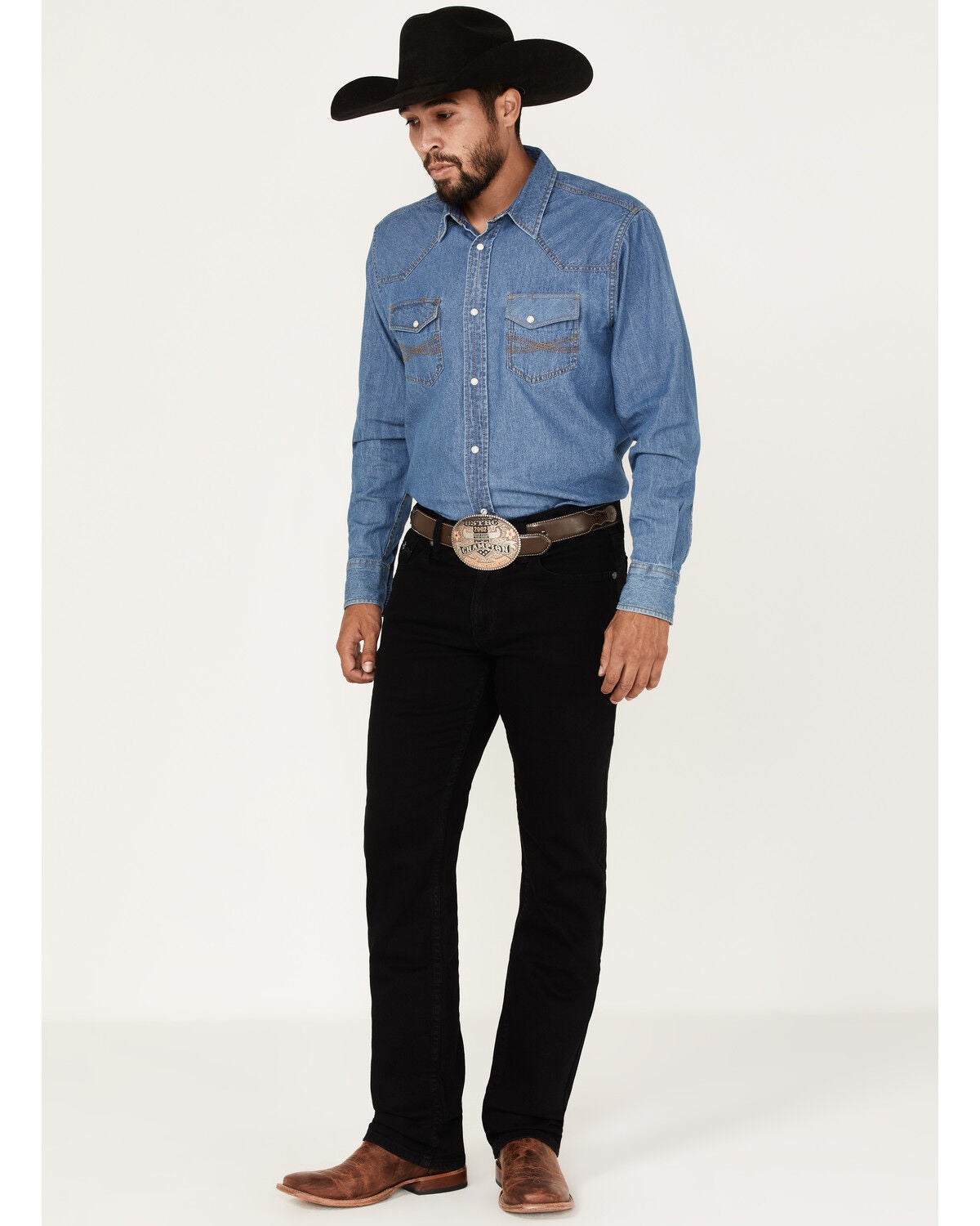 Cody James Men's Midnight Wash Jackson Slim Straight Stretch Denim Jeans, Black, hi-res