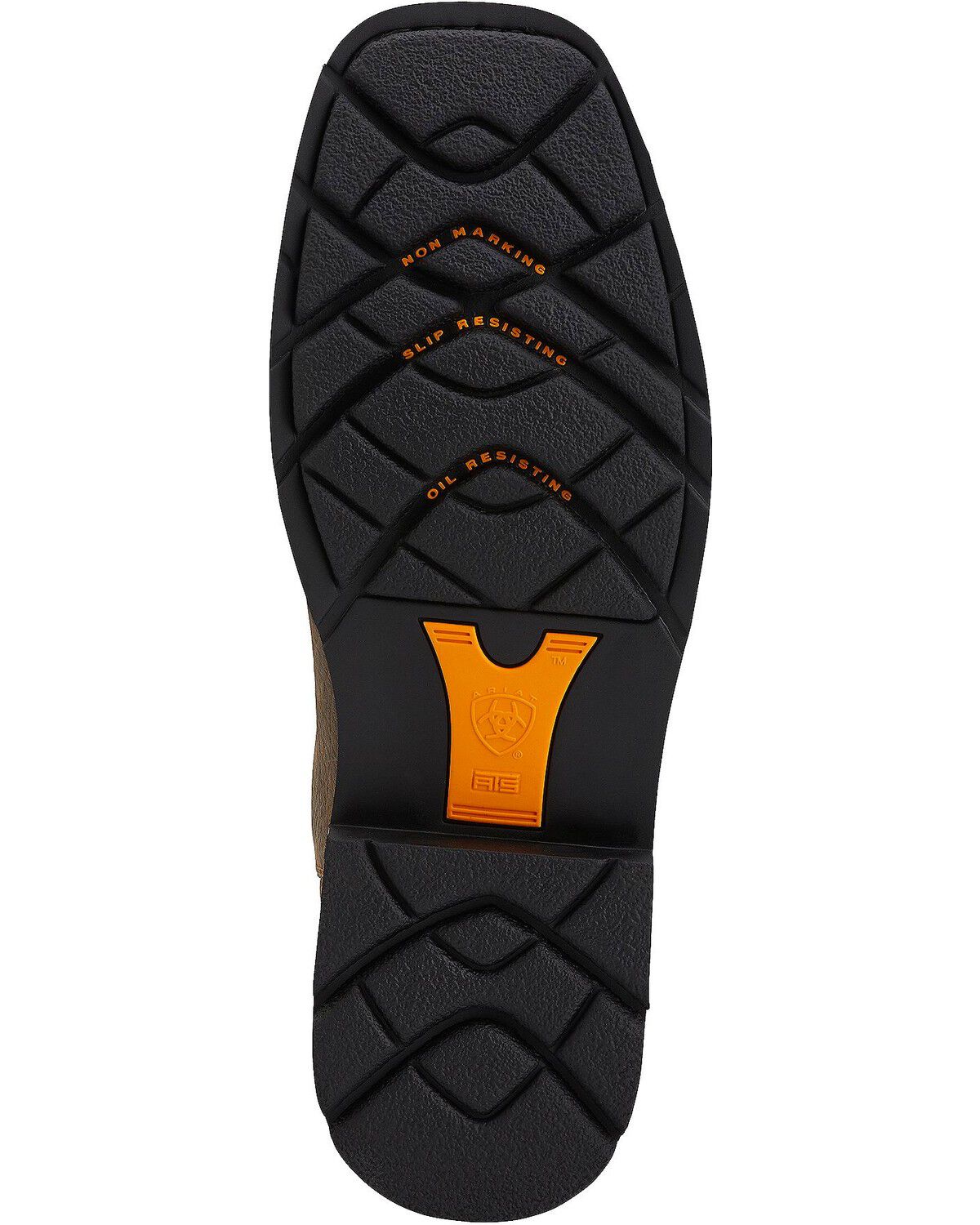 Image #3 - Ariat Men's Sierra Pull On Work Boots - Steel Toe, Earth, hi-res