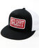 Image #1 - Red Dirt Hat Embroidered Logo Tag Patch Mesh Back Cap, Black, hi-res