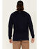 Image #5 - Ariat Men's FR Work Crew Long Sleeve T-Shirt, Navy, hi-res