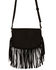 Image #3 - Shyanne Women's Henley Faux Suede Mini Crossbody Bag, Black, hi-res