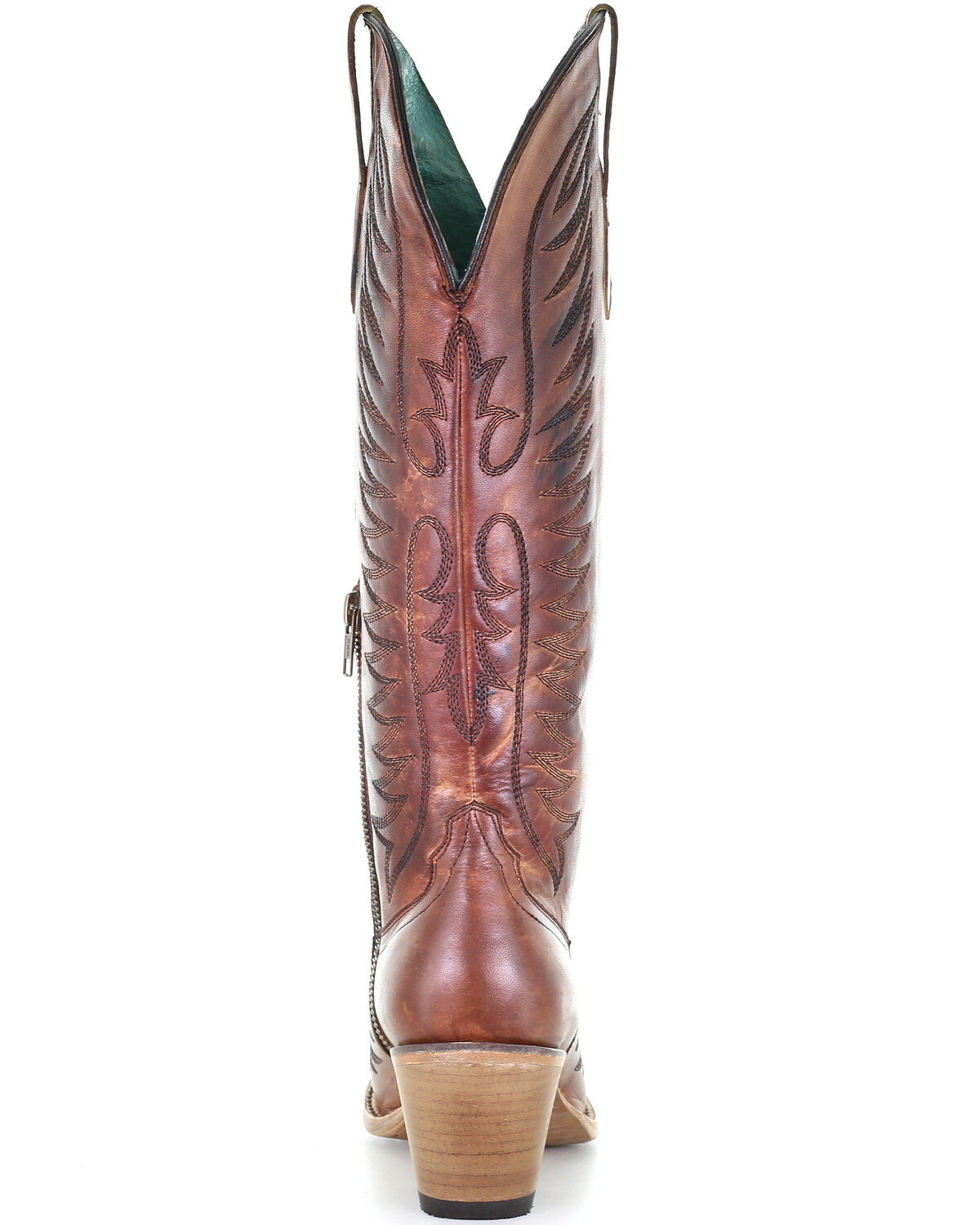 Image #4 - Corral Women's Cognac Embroidery Western Boots - Round Toe, Brown, hi-res