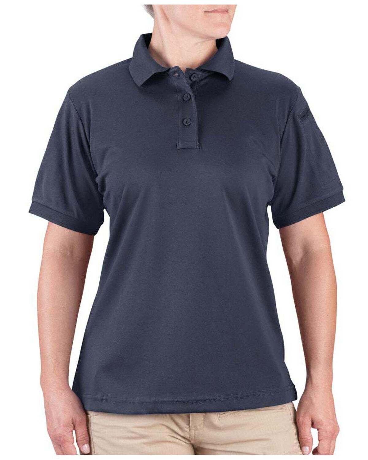 Image #1 - Propper Women's Solid Uniform Short Sleeve Work Polo Shirt, Navy, hi-res