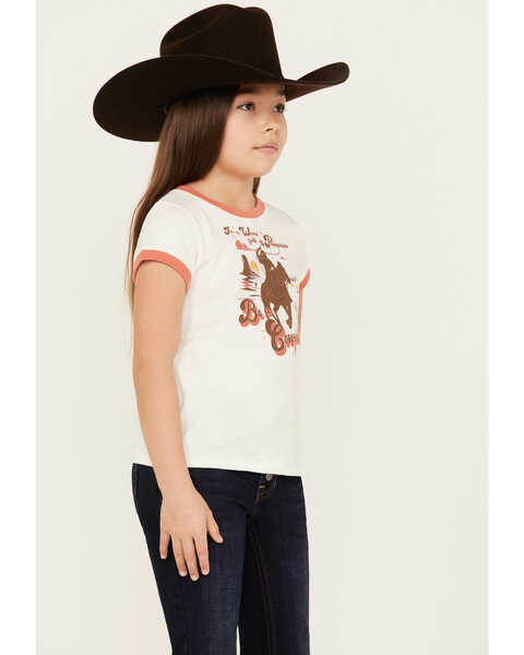 Image #2 - Shyanne Girls' Be A Cowgirl Short Sleeve Graphic Tee, Ivory, hi-res