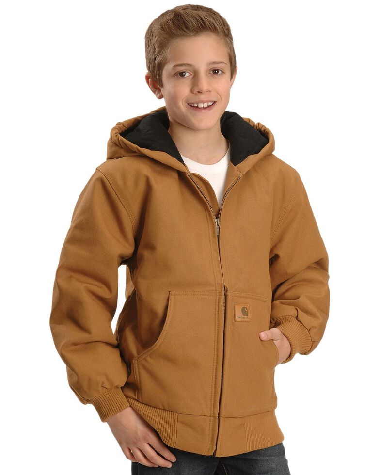 Carhartt Duck Active Jacket - 10-20, Brown, hi-res