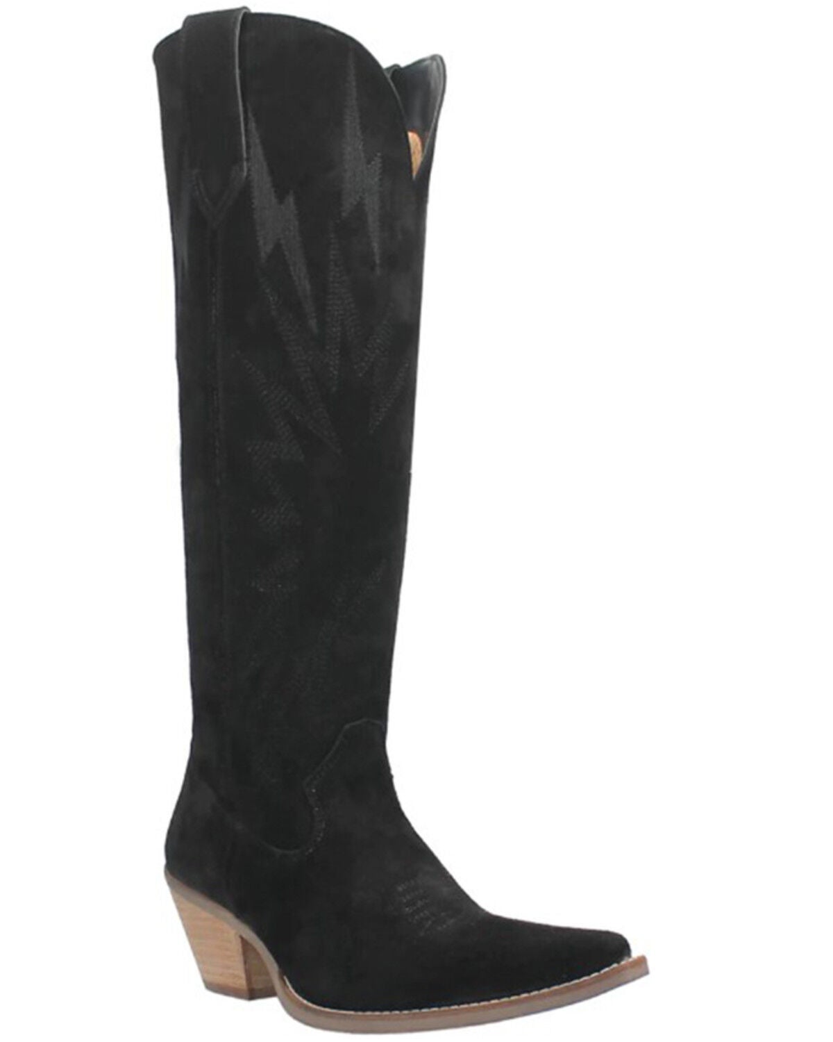 Dingo Women's Thunder Road Western Performance Boots - Snip Toe, Black, hi-res
